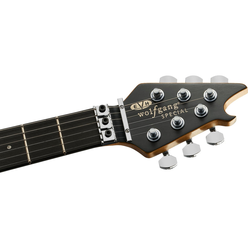 EVH Limited Edition Wolfgang Special Striped Series Guitar w/ Gig Bag - Distressed Ivory