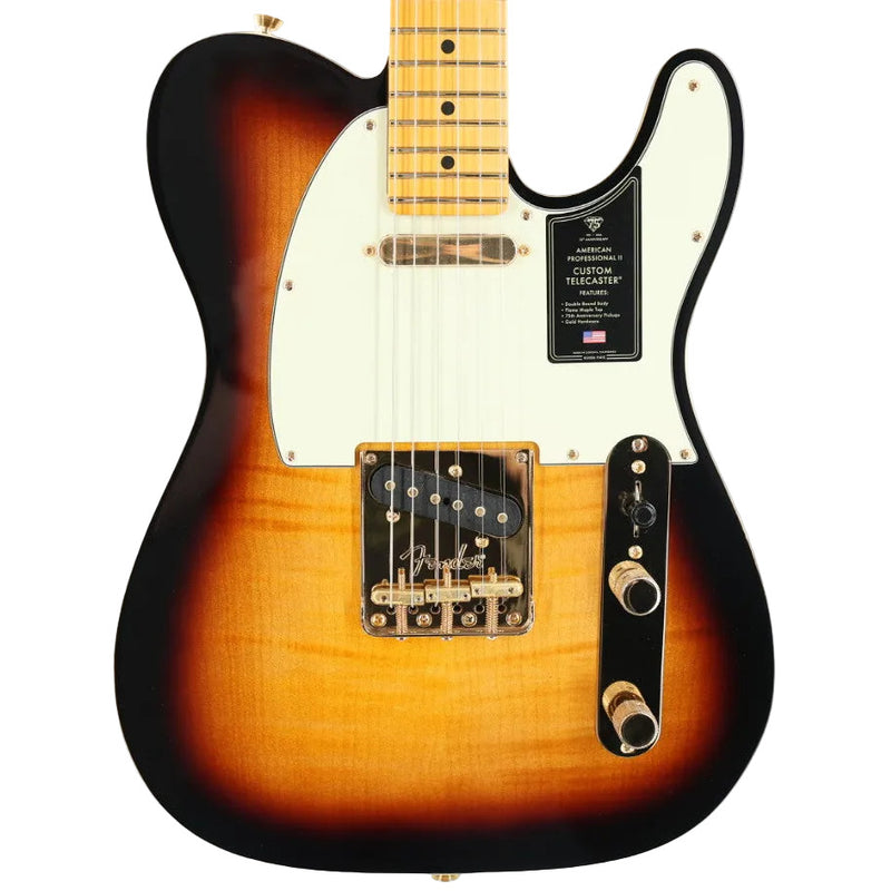 Fender 75th Anniversary American Professional Custom Telecaster Guitar w/ Hardshell Case - 2-Color Sunburst