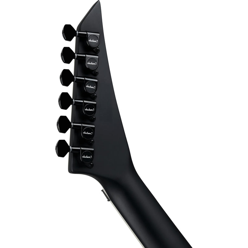 Jackson Pro Plus Pure Metal Limited Edition Rhoads RR1A Guitar w/ Bare Knuckles Pickup & Gig Bag - Satin Black
