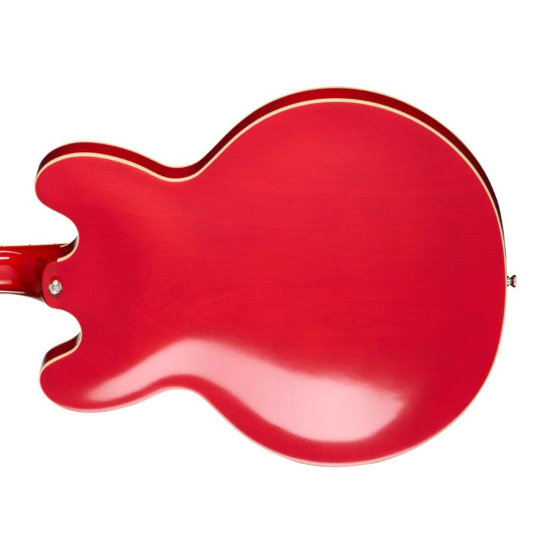 Epiphone 1962 ES-335 Reissue Inspired by Gibson Custom Semi-Hollow Guitar w/ Hardshell Case - Sixties Cherry