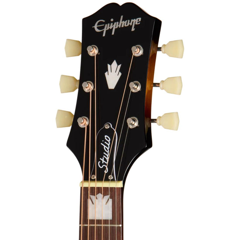 Epiphone J-200 Studio Acoustic-Electric Guitar w/ Gig Bag - Vintage Sunburst