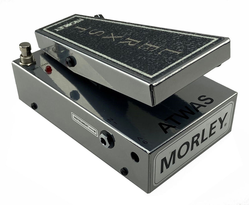 Lerxst ATWAS All The World’s A Stage Wah / Volume Pedal w/ Hand-Signed Backstage Laminate - Chrome