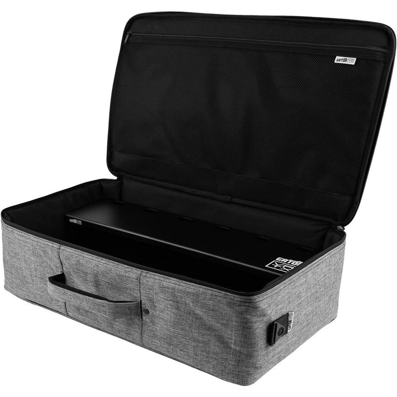 Gator Vertex GV-TC2313R2-GB Tour Compact 23″ x 13″ Pedalboard w/ 23" x 6" Riser & Padded Gig Bag