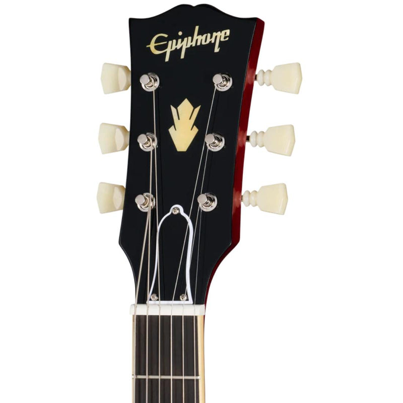 Epiphone 1962 ES-335 Reissue Inspired by Gibson Custom Semi-Hollow Guitar w/ Hardshell Case - Sixties Cherry