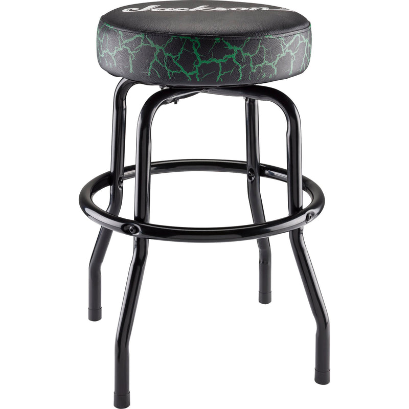 Jackson Green Crackle Barstool 25-inch