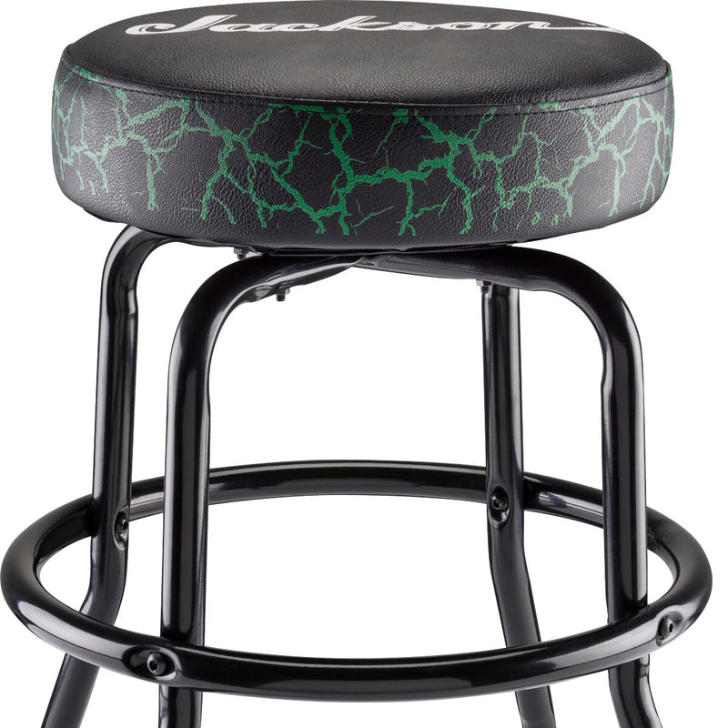 Jackson Green Crackle Barstool 25-inch
