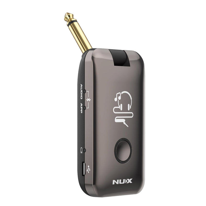 NUX MP-2 Mighty Plug Guitar and Bass Modeling Headphone Amplug w/ Bluetooth