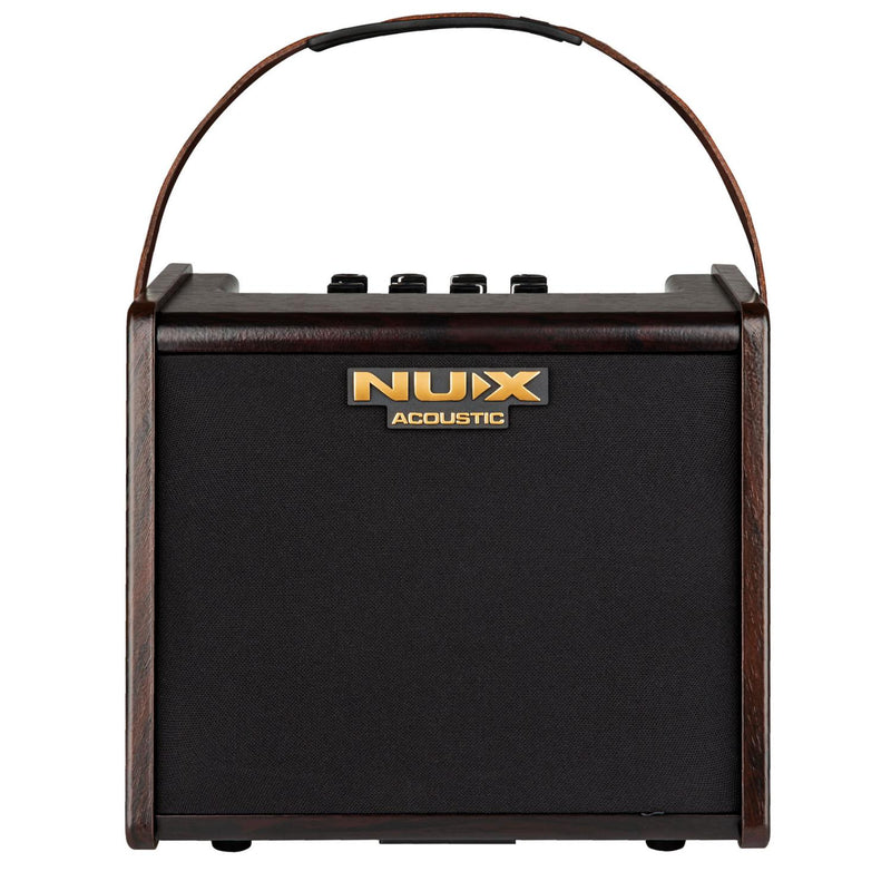 NUX AC-25 Stageman 25 Watt 1 x 6.5" 2 Channel Rechargable Modeling Acoustic Amp w/ Bluetooth