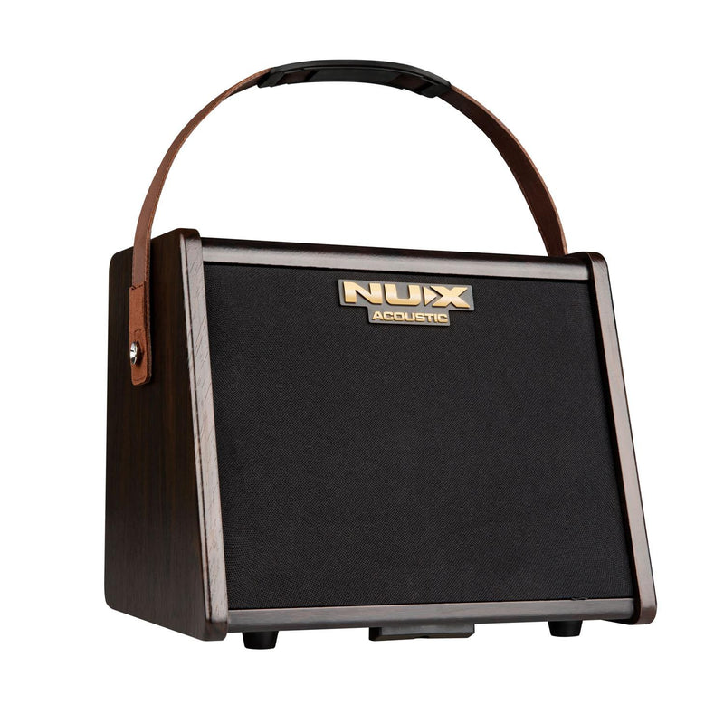 NUX AC-25 Stageman 25 Watt 1 x 6.5" 2 Channel Rechargable Modeling Acoustic Amp w/ Bluetooth