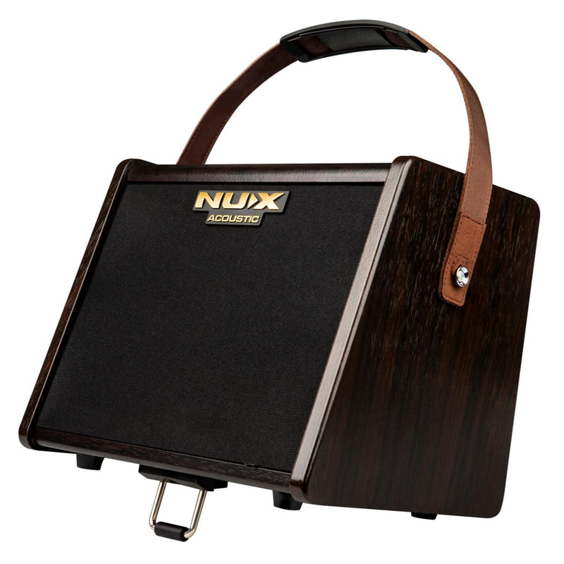 NUX AC-25 Stageman 25 Watt 1 x 6.5" 2 Channel Rechargable Modeling Acoustic Amp w/ Bluetooth