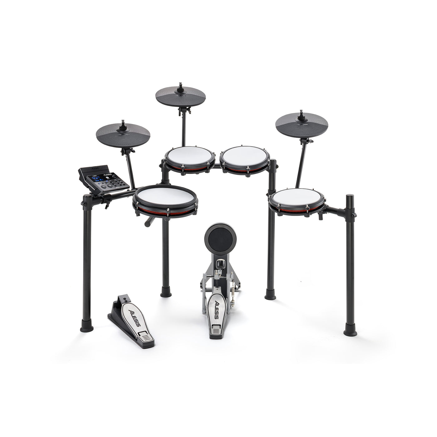 Alesis Nitro Max Eight Piece Electronic Drum Kit w/ Mesh Heads and Bluetooth New