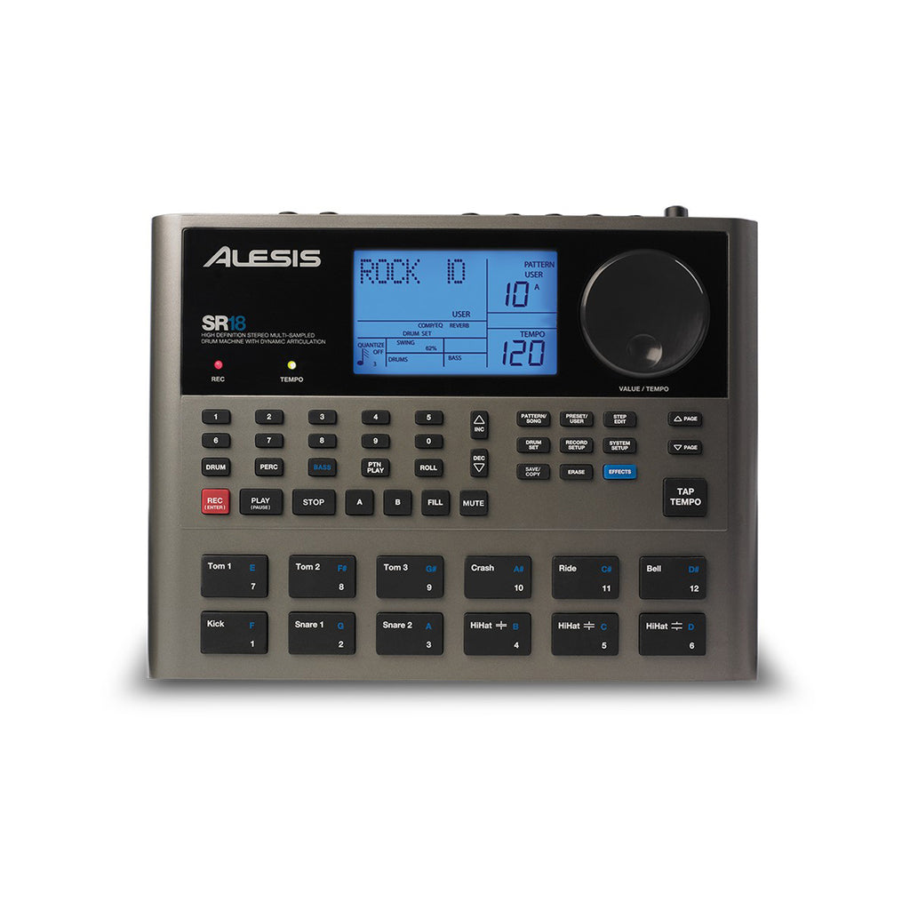 Alesis SR-18 Drum Machine w/ 32MB Sound Library and Built-In Effects