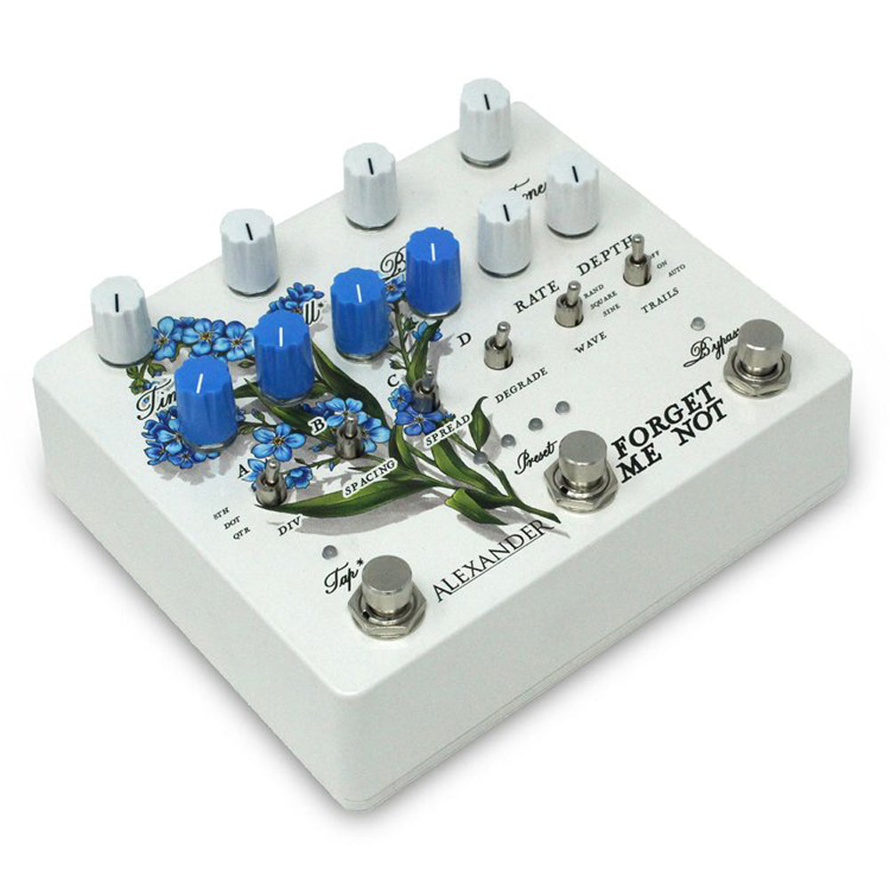Alexander Pedals Forget Me Not Stereo Multi-Tap Delay FX Pedal