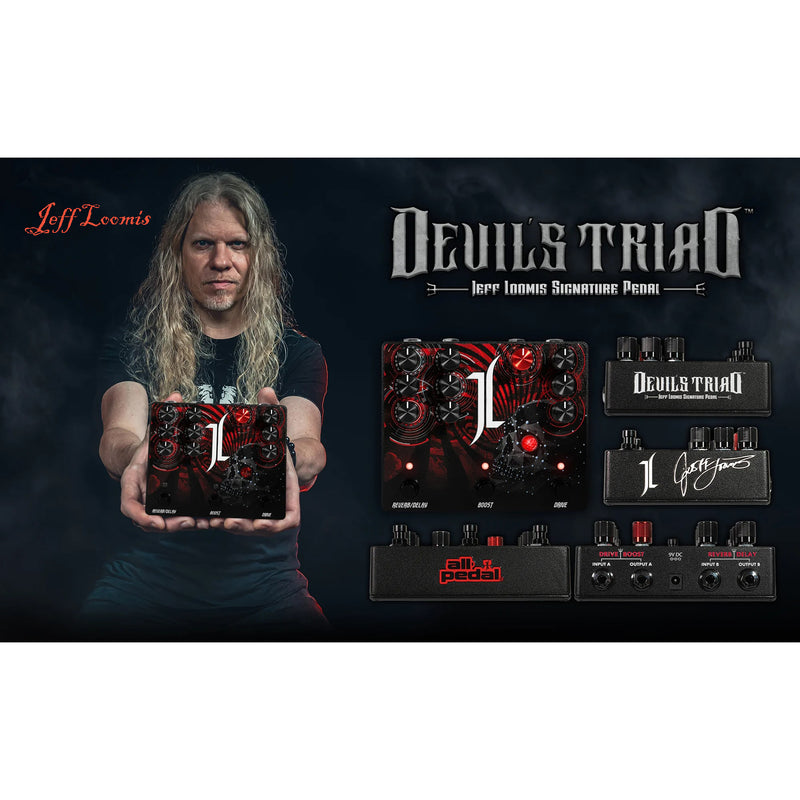 All-Pedal Devil's Triad Essentials Jeff Loomis Signature Overdrive Boost Pedal