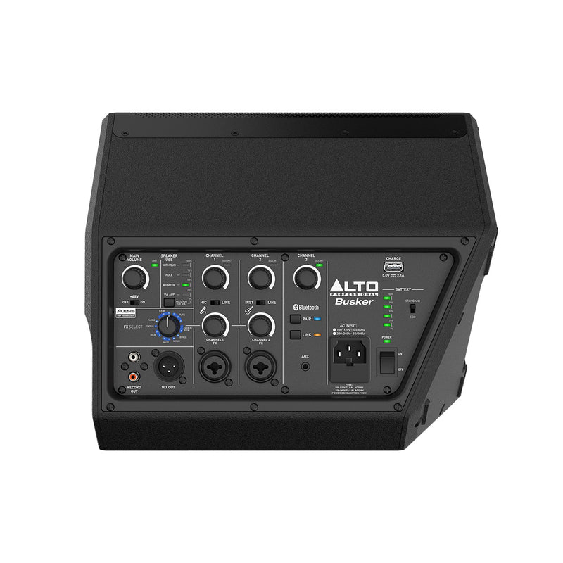 Alto Professional Busker Portable 200-watt Battery and AC Powered PA Speaker w/Bluetooth