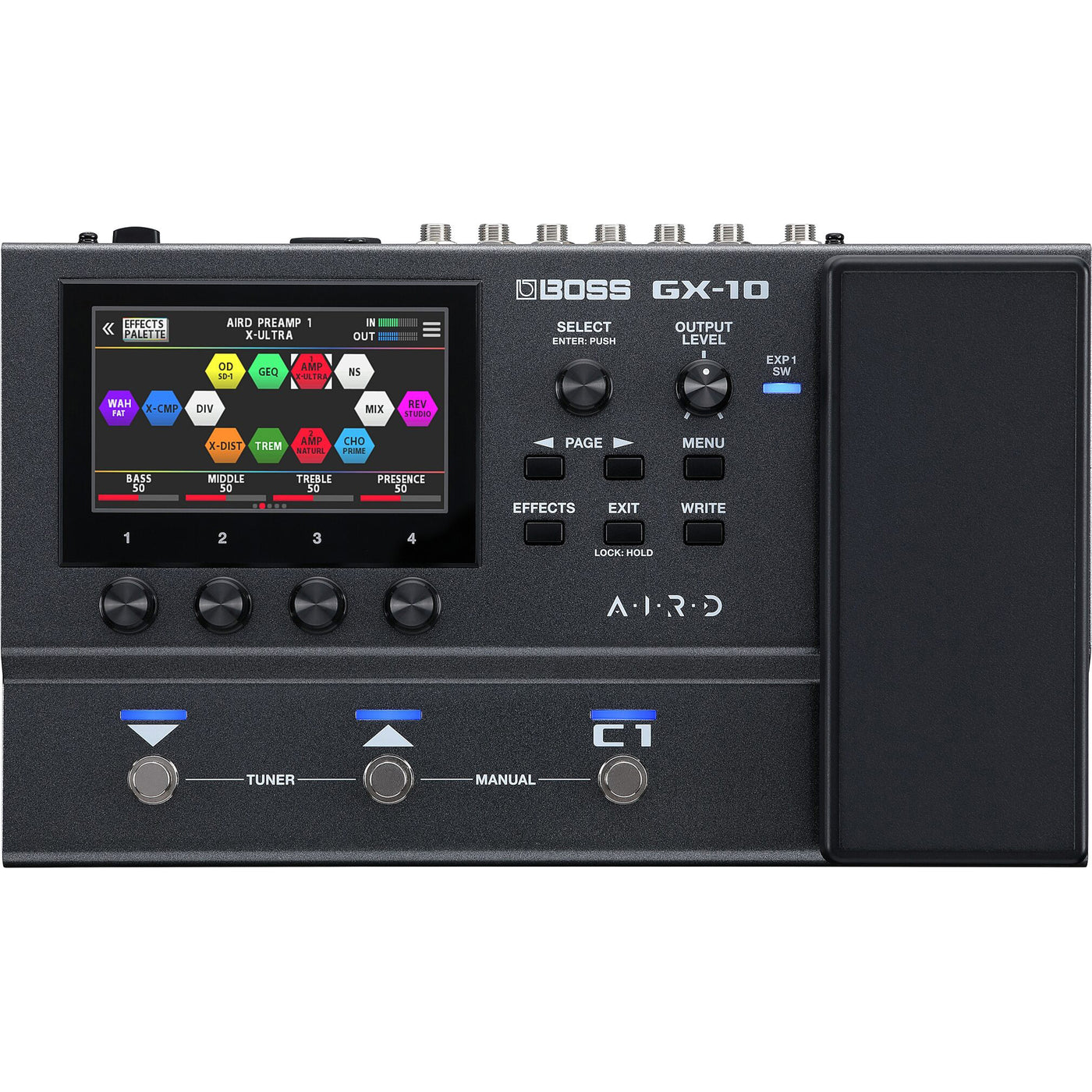 Boss GX-10 Guitar Modeling Multi-Effects Processor Pedalboard New