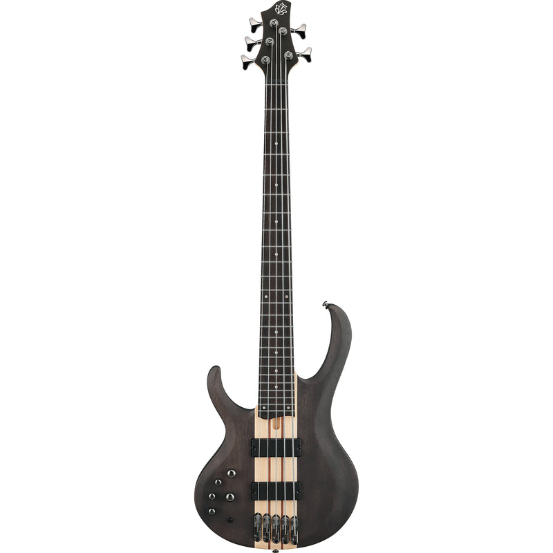 Ibanez Left-Handed BTB605 BTB Standard 5-String Bass - Transparent Gray Flat
