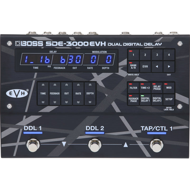 Boss SDE-3000EVH Eddie Van Halen Signature Dual Digital Delay Pedal
