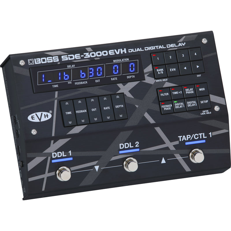 Boss SDE-3000EVH Eddie Van Halen Signature Dual Digital Delay Pedal