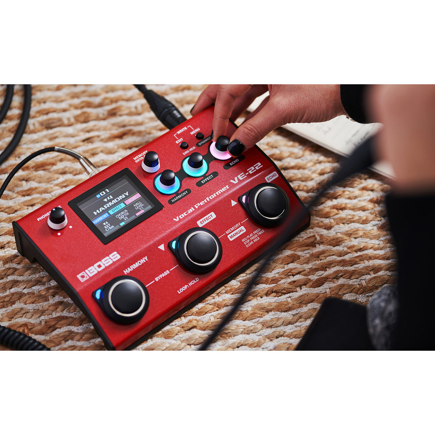 vocal chorus pedal Boss VE-22 Vocal Performer – Motor City Guitar