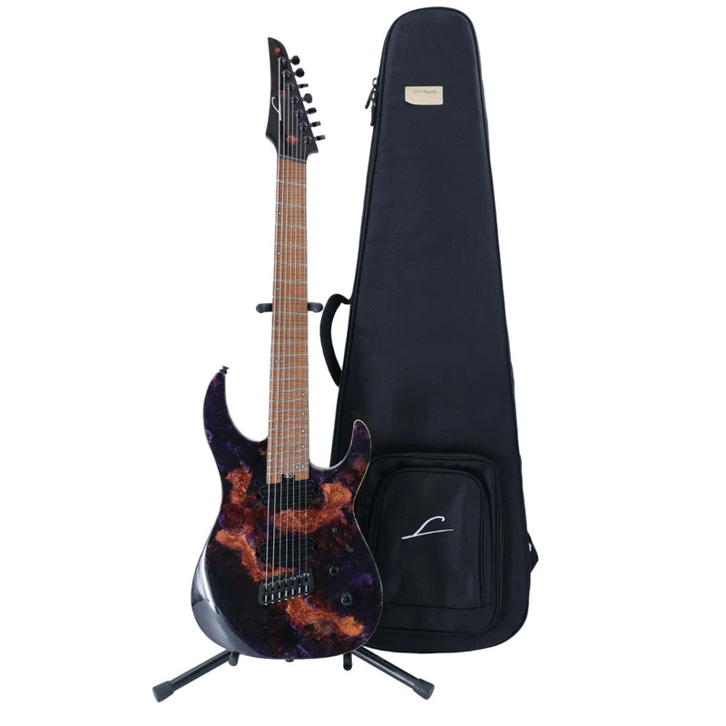 Legator X7F MG Ninja 7-String Guitar - Gloss Buckeye Magma