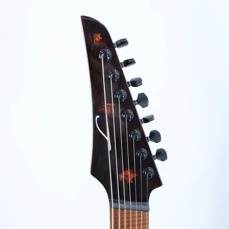 Legator X7F MG Ninja 7-String Guitar - Gloss Buckeye Magma