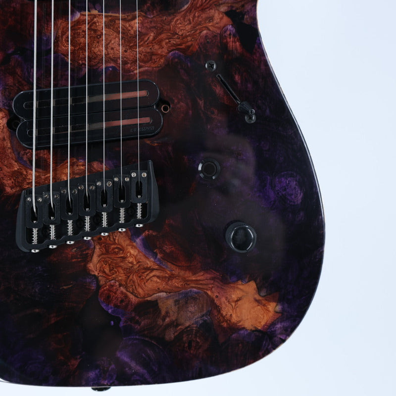 Legator X7F MG Ninja 7-String Guitar - Gloss Buckeye Magma