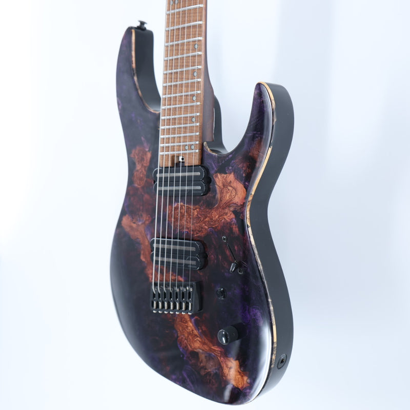 Legator X7F MG Ninja 7-String Guitar - Gloss Buckeye Magma
