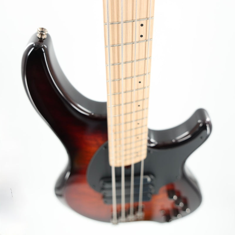 Dingwall Combustion 3X 4-String Multi-Scale Bass - 3-Pickup Quilt Top Vintageburst w/Maple Fretboard