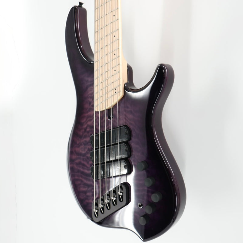 Dingwall Combustion 3X 5-String Multi-Scale Bass - 3-Pickup Quilt Top Ultra Violet w/Maple Fretboard