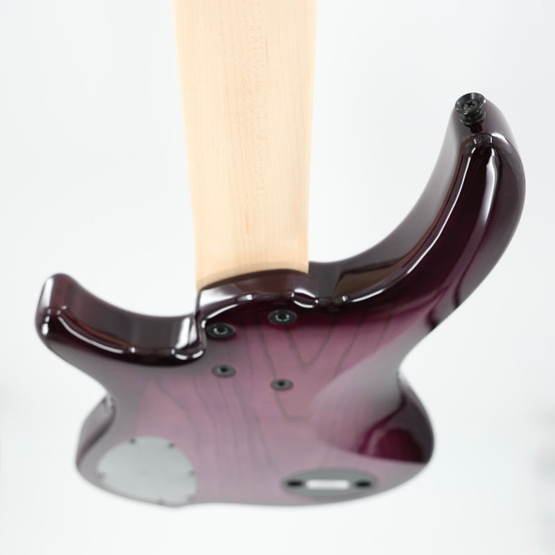 Dingwall Combustion 3X 5-String Multi-Scale Bass - 3-Pickup Quilt Top Ultra Violet w/Pau Ferro Fretboard