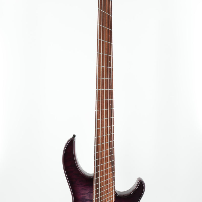 Dingwall Combustion 3X 5-String Multi-Scale Bass - 3-Pickup Quilt Top Ultra Violet w/Pau Ferro Fretboard