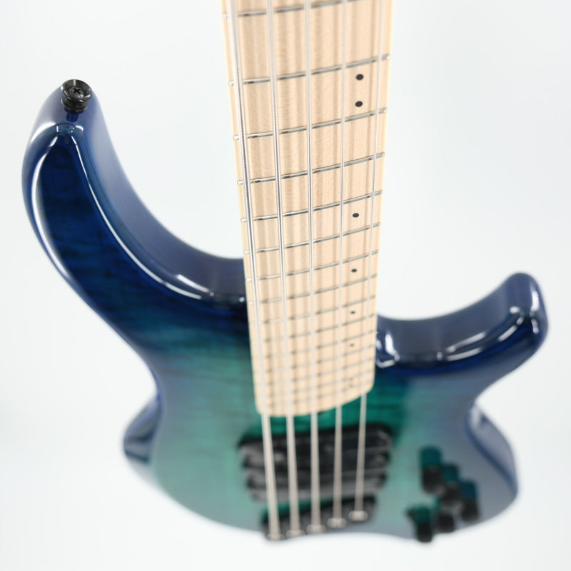 Dingwall Combustion 3X 5-String Multi-Scale Bass - 3-Pickup Quilt Top Whalepoolburst w/Maple Fretboard