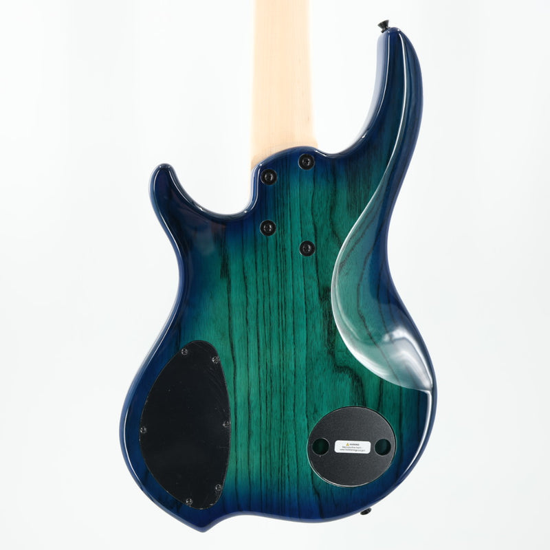 Dingwall Combustion 3X 5-String Multi-Scale Bass - 3-Pickup Quilt Top Whalepoolburst w/Maple Fretboard