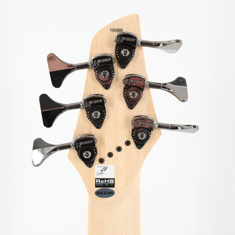 Dingwall Combustion 3X 6-String Multi-Scale Bass - 3-Pickup Natural  w/Maple Fretboard