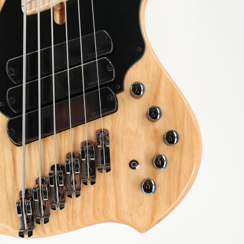 Dingwall Combustion 3X 6-String Multi-Scale Bass - 3-Pickup Natural  w/Maple Fretboard