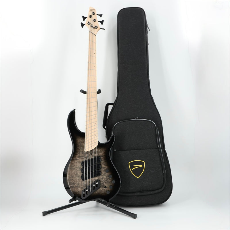 Dingwall Combustion 3X 5-String Multi-Scale Bass - 3-Pickup Quilt Top 2-Tone Blackburst w/Maple Fretboard