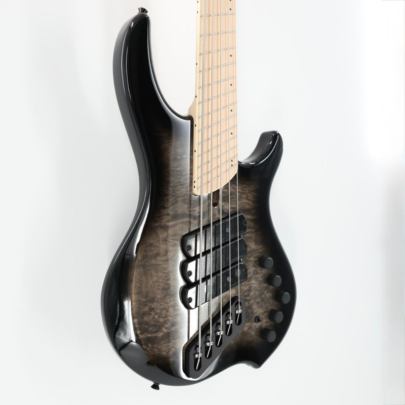 Dingwall Combustion 3X 5-String Multi-Scale Bass - 3-Pickup Quilt Top 2-Tone Blackburst w/Maple Fretboard