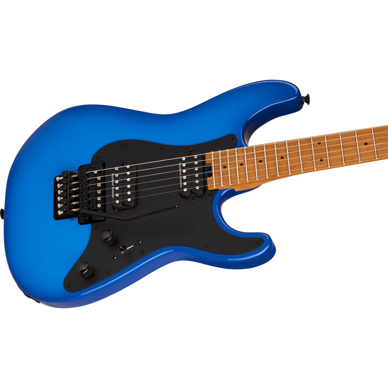 Charvel Pro-Mod Plus So-Cal Style 1 HH FR CM w/ Seymour Duncan Pickups and Gig Bag - Blue Burst