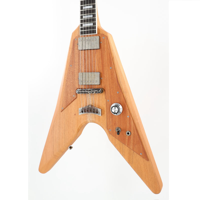 Dunable USA Custom Shop Asteroid Natural Mahogany with Block Inlays