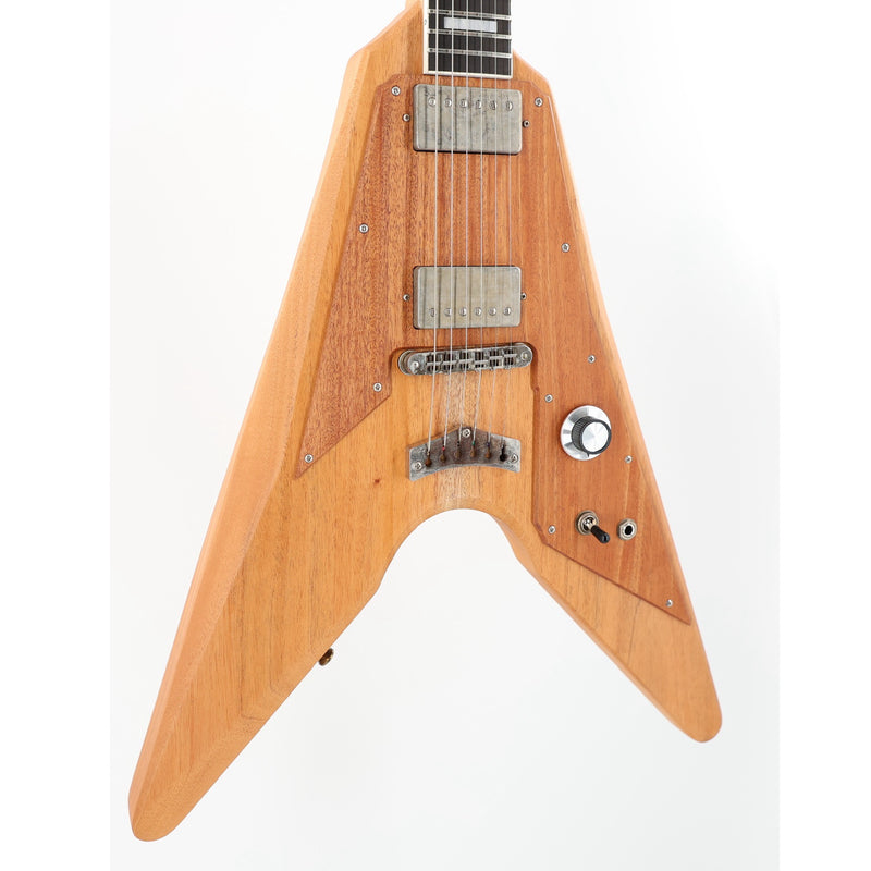 Dunable USA Custom Shop Asteroid Natural Mahogany with Block Inlays