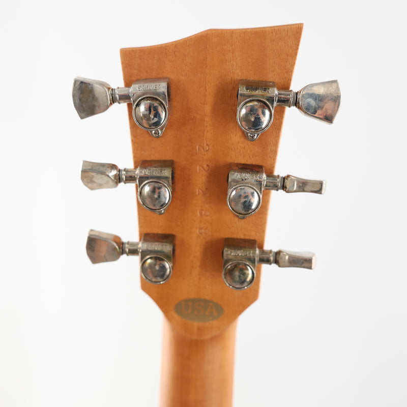 Dunable USA Custom Shop Asteroid Natural Mahogany with Block Inlays