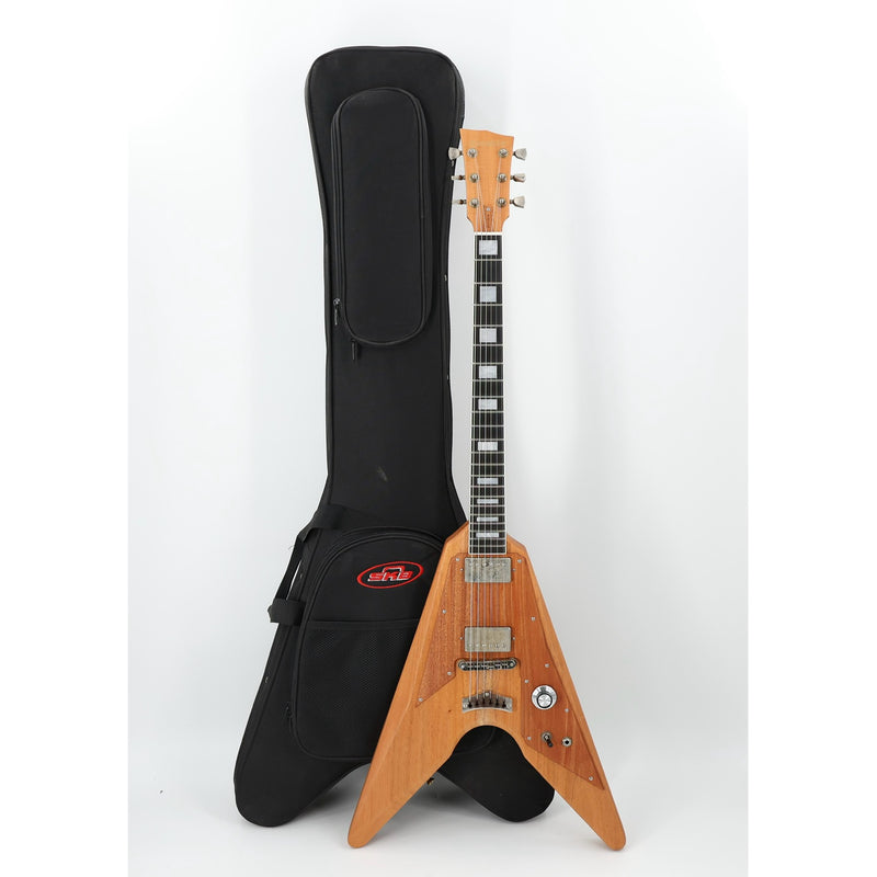Dunable USA Custom Shop Asteroid Natural Mahogany with Block Inlays