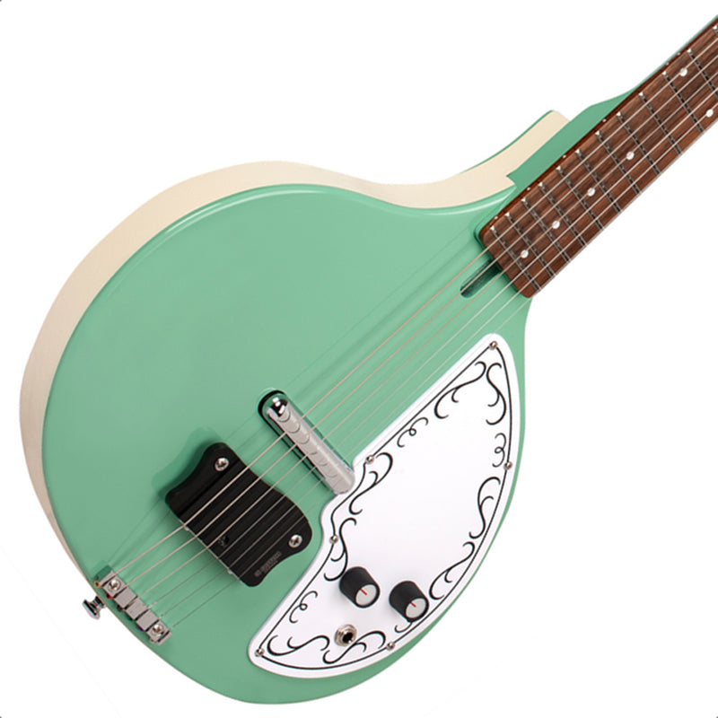 Danelectro Baby Sitar Electric Guitar - Aqua
