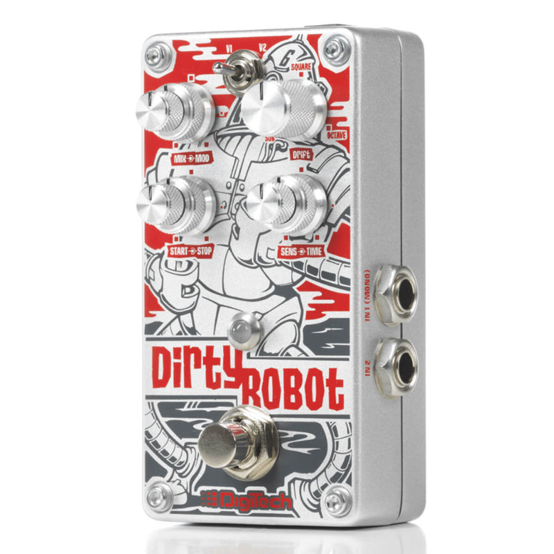 DigiTech Dirty Robot Stereo Mini Synth Guitar Effects Pedal