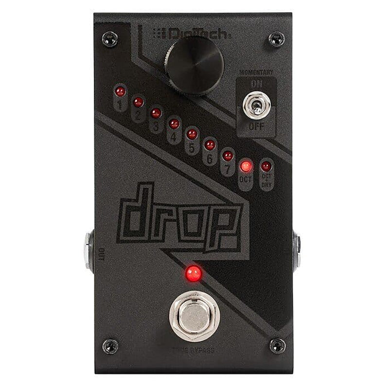 DigiTech Drop Limited Edition Black Compact Polyphonic Drop Tune Pitch-Shifter Pedal