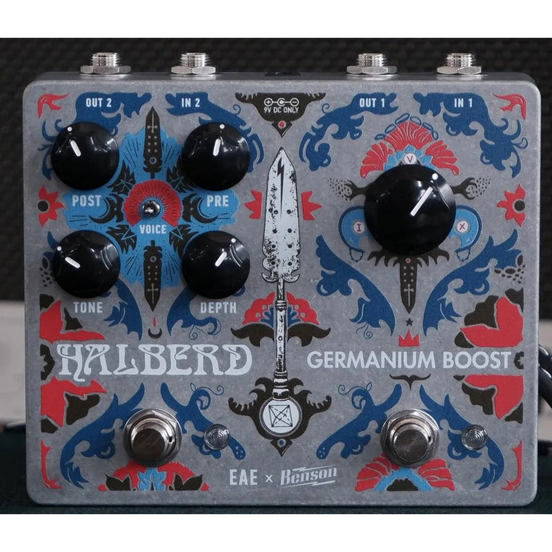 Electronic Audio Experiments LTD Halberd + Benson Germanium Boost 2-in-1 Combo Pedal