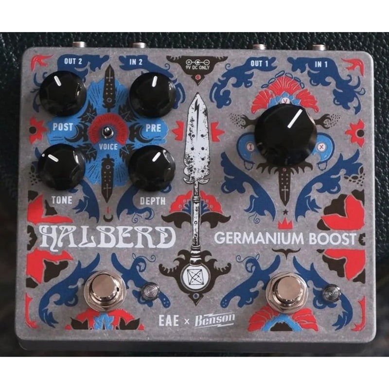 Electronic Audio Experiments LTD Halberd + Benson Germanium Boost 2-in-1 Combo Pedal