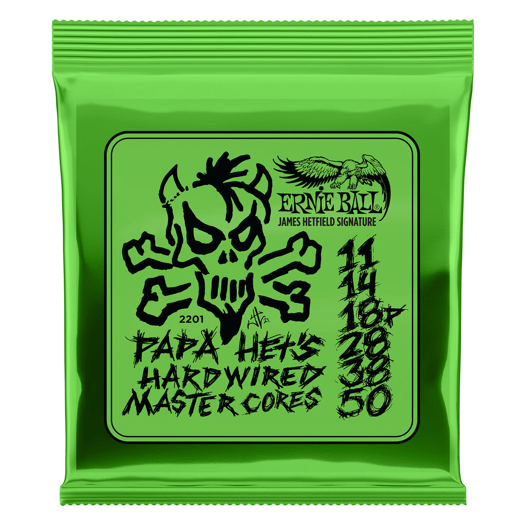 Ernie Ball James Hetfield Papa Het's Hardwired Master Cores Signature Strings 11-50 Gauge