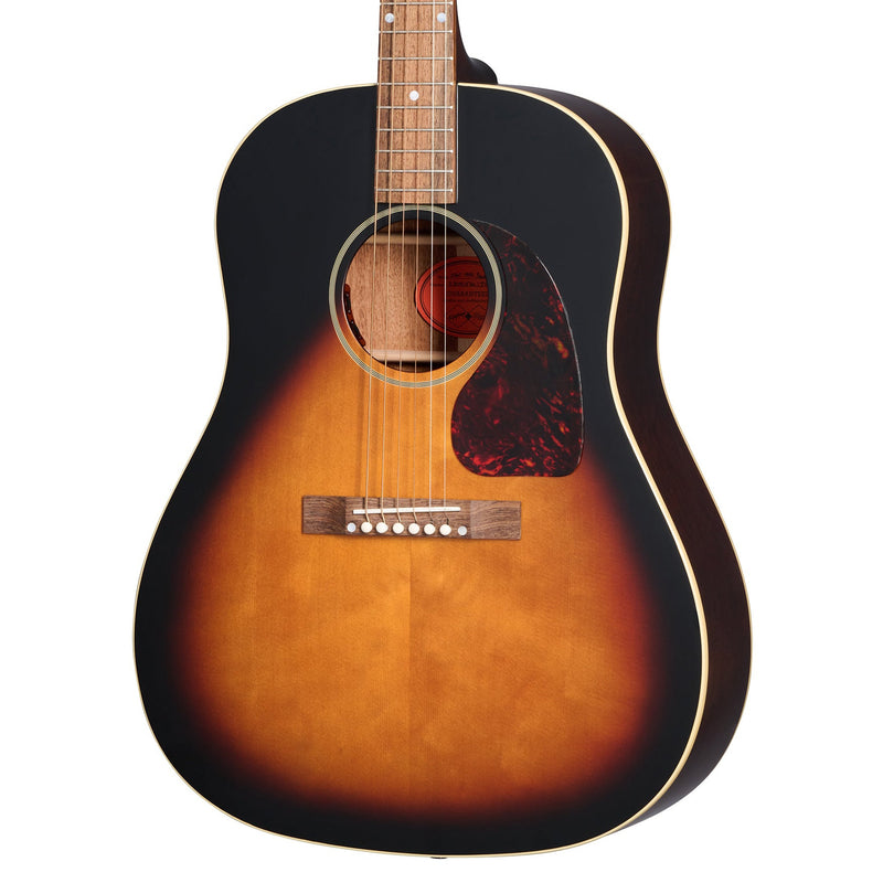 Epiphone "Inspired by Gibson Custom Shop" 1942 Banner J-45 Acoustic-Electric Guitar w/Hard Case - Vintage Sunburst
